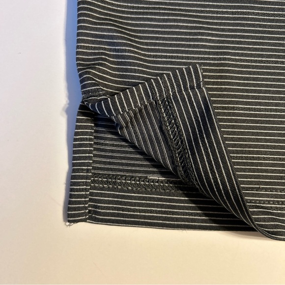 PGA TOUR Polo Golf Shirt Pull-Over Button Collar Gray/Black Size Men's Medium - Picture 5 of 10